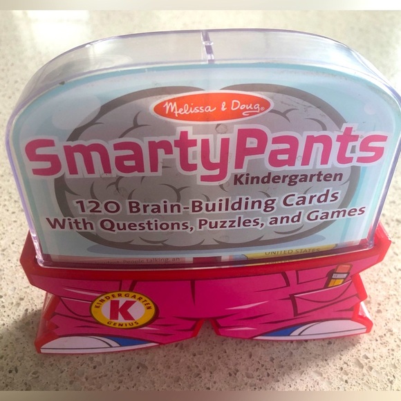 Melissa & Doug Smarty Pants Kindergarten Brain Building Cards, Games, Puzzles - Picture 1 of 2